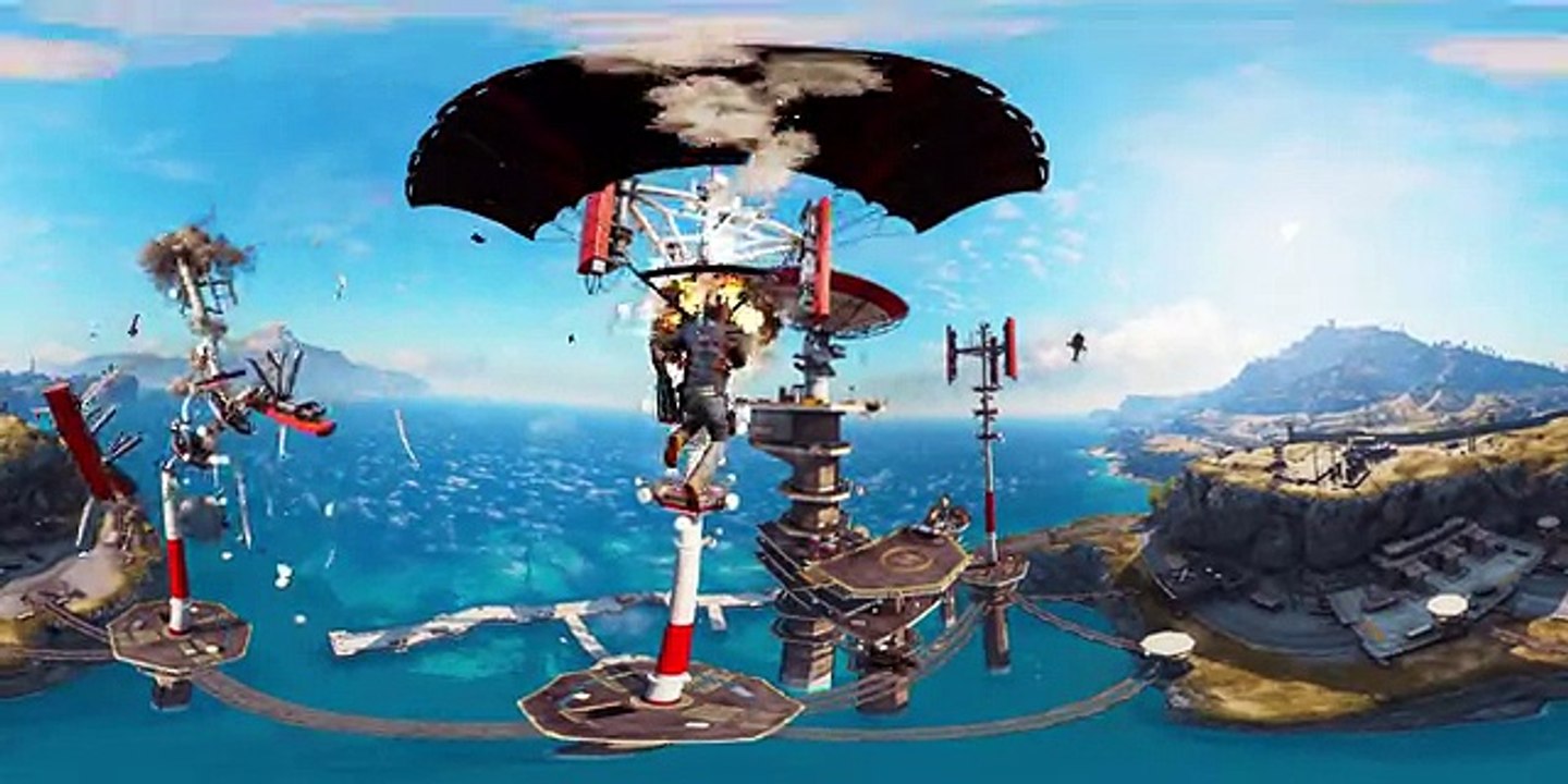 Just Cause 3- 360° Wingsuit Ride