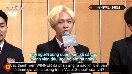 [Vietsub]160203 Taehyun tại buổi họp báo cùa 'Actor School' [OAO Subteam]