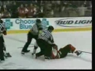 Fight hockey senators flyers