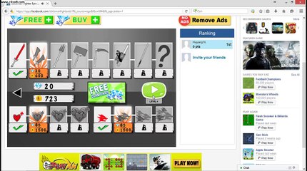 Stickman Fighter Facebook Games playing Happy
