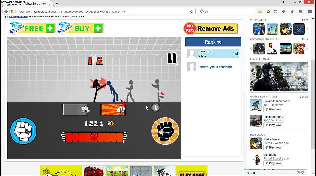 Stickman Fighter Ply Games Facebook