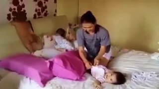 How to manage three babies its a funny video