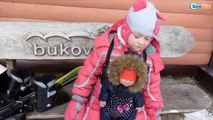 ✔ Кукла Беби Борн и Ярослава катаются на лыжах - Doll Baby Born with Yaroslava in Bukovel ✔