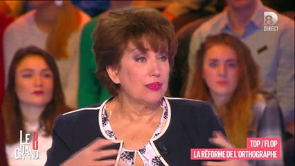Roselyne Bachelot trouve "top" la réforme de l'orthographe ! Regardez
