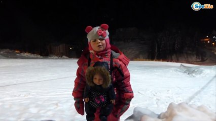 ✔ Кукла Беби Борн и Ярослава — прогулка по ночному Буковелю - Doll Baby Born - Holidays in Bukovel ✔