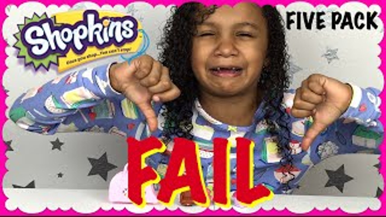 Shopkins Five Pack FAIL Opening