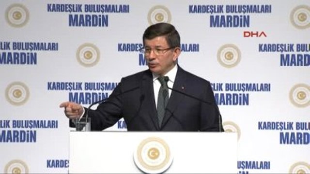 Mardin - Davutoğlu Artuklu Üniversitesi'nde Konuştu 7