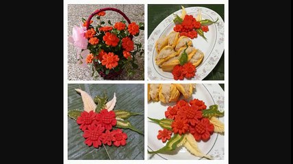 Chuncarve Fruit Platter-แกะผลไม้แต่งจาน