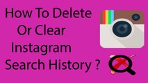 How To Clear or Delete Search History on Instagram On Android -2016 ?