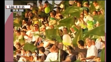 09.08.2000 - 2000-2001 Champions League 3rd Qalifying Round 1st Leg FC St Gallen 1-2 Galatasaray