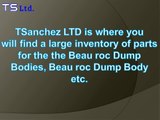 Find a Large Inventory of Parts for the Beau roc Dump Bodies, Beau roc Dump Body