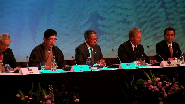 Socios del transpacífico suscriben acuerdo TPP