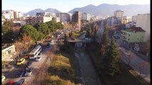 Ora News sjell pamje me dron tek Rruga e Elbasanit ,Tiranë