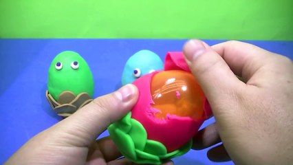 PLAY DOH NEW TOYS 2016! kinder surprise eggs lego, peppa pig videos