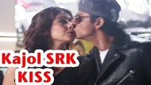 Kajol Lip Kissing Shahrukh Khan During Tukur Tukur Song Shoot _ Video Going Viral