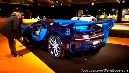 Video do Bugatti Vision Gran Turismo a andar e a roncar em paris!