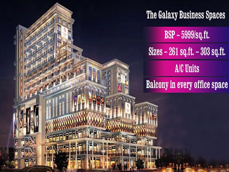Galaxy Business Spaces Greater Noida West Call@ 9560090088