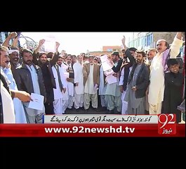 Quetta Main Goods Transport Maalikaan Ka Ehtjaaj -5-02-16 -92NewsHD