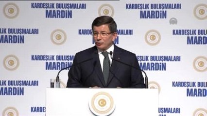 Davutoğlu: "Konuşacağımız Tek Dil; Milletin Birliği ve Beraberliği Dilidir"
