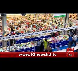 Lahore Main Bain-ul-Aqwami Kitaab Mela Shuru - 5-02-16 -92NewsHD