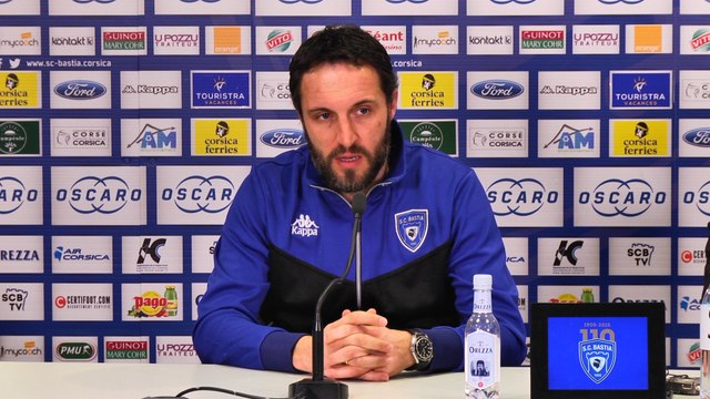 Bastia-Troyes : Conf. d'avant-match de B. Tavenot