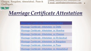 Certificate attestation services in india