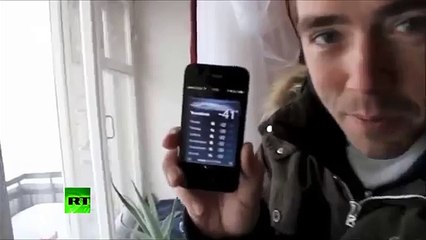 Russia: Getta acqua calda dal balcone a -41 gradi