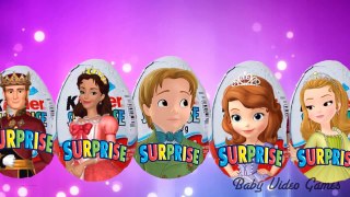 106 Sofia the First Suprise Eggs Disney Kids Songs Sofia Kinder Surprise Kids Music Videos