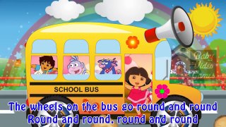 #VD015A856Wheels On The Bus Dora the Explorer Top Nursery Rhymes Dora the Explorer Songs Children So