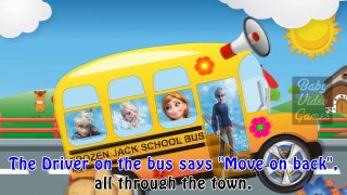 Frozen and Jack Frost Wheels on the Bus Songs Frozen Nursery Rhymes582