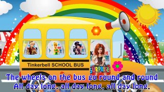 Wheels on the Bus TinkerBell Disney Songs Kinder Surprise Eggs Nursery Rhymes643