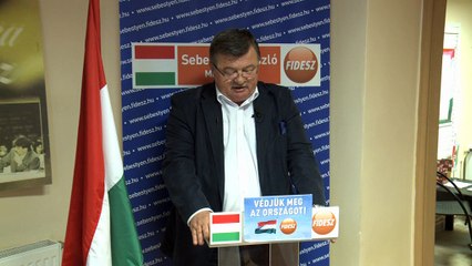 Sebestyén László - sajtótájékoztató