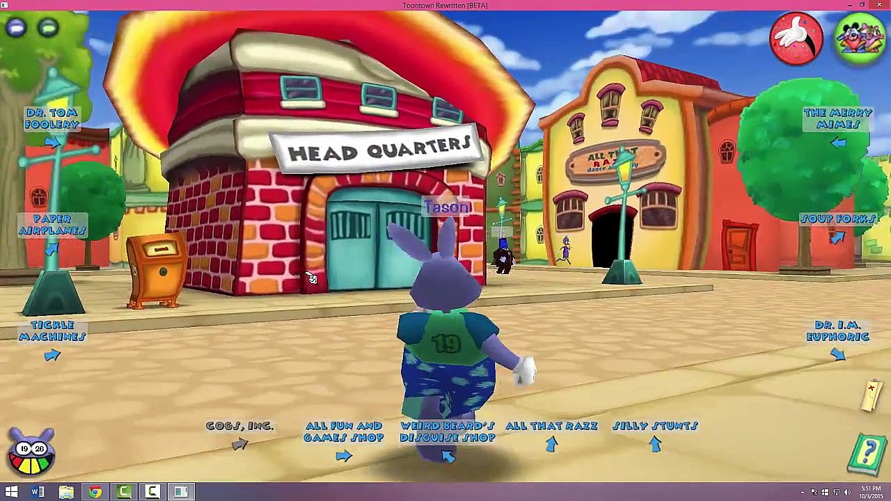 Toontown - Toonup Training (Final)