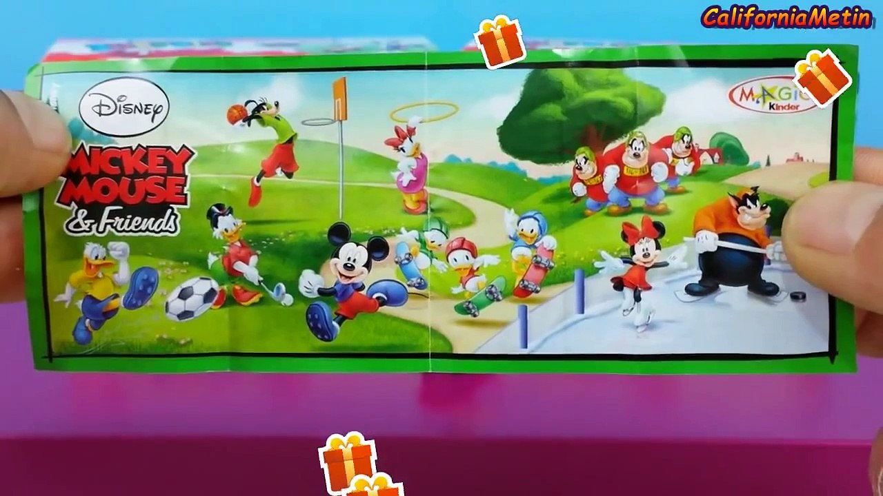 Kinder Surprise Eggs Mickey Mouse & Friends Christmas Edition