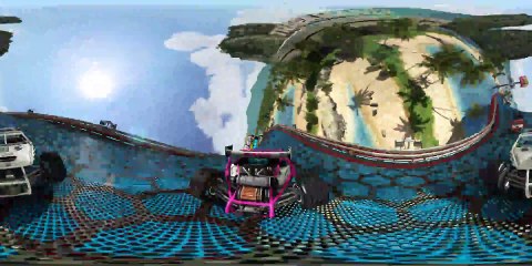 Trackmania Turbo - 360° demo - Lagoon Rollercoaster