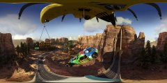 Trackmania Turbo - 360° demo - Canyon Grand Drift