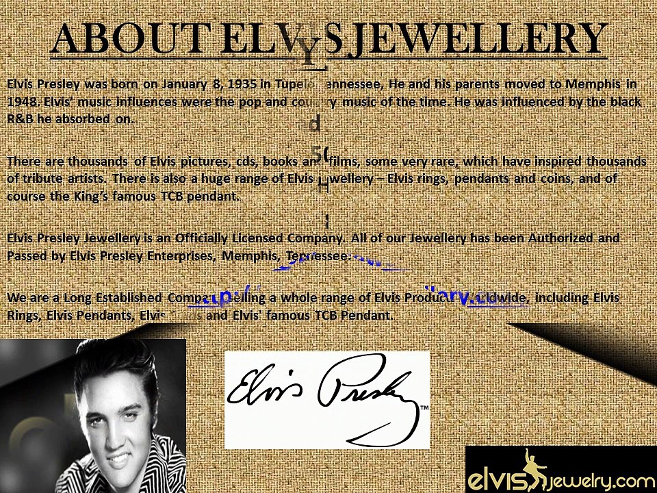 Enjoy the special offer on all Elvis Jewellery from elvis-jewellery-direct.com