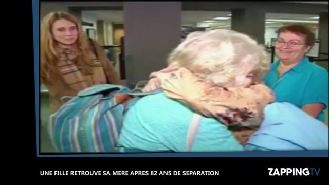 Une mère retrouve sa fille après 82 ans de séparation, les images émouvantes (vidéo)