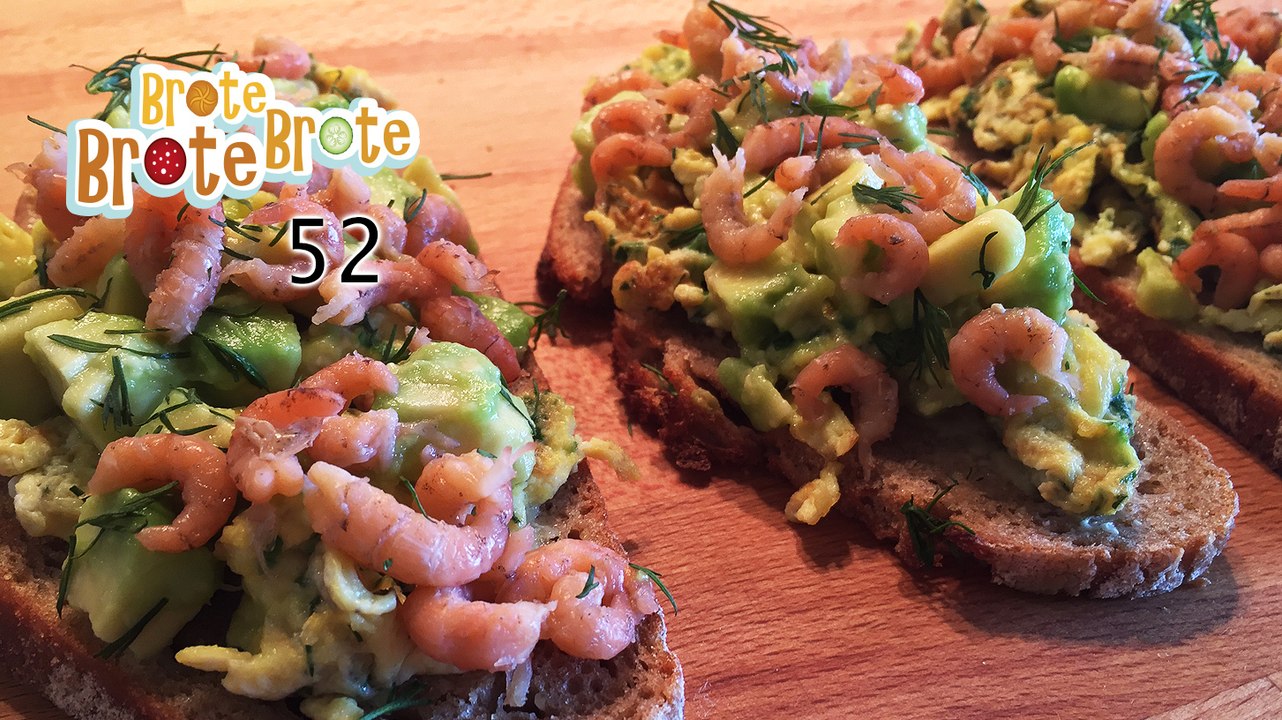 Krabben-Rührei-Brot mit Avocado - Folge 52