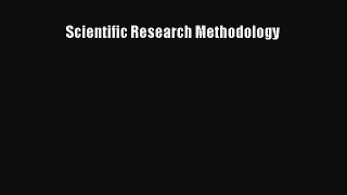 Scientific Research Methodology  Free Books