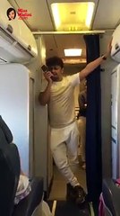 Sonu Nigam's Spontaneous Performance For Flight Passengers
