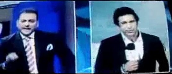 Wasim Akram is Insulting Shahid Afridi on Indian TV