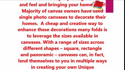 PrintArcade Presents Some Unique Ideas for Canvas Wall Arts Prints