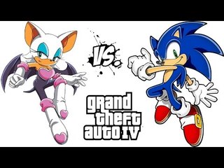 SONIC VS ROUGE THE BAT - SONIC THE HEDGEHOG
