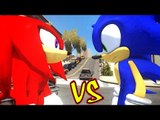 Sonic VS Knuckles the Echidna