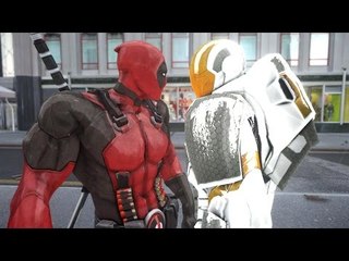 Deadpool vs Iron Man - EPIC BATTLE
