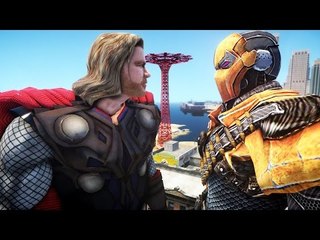 THOR VS DEATHSTROKE - EPIC BATTLE