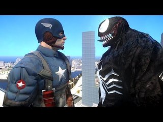 CAPTAIN AMERICA VS VENOM - EPIC BATTLE