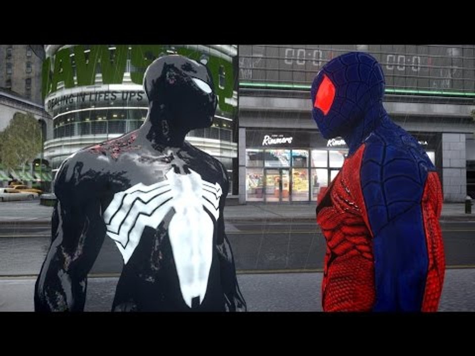 SPIDERMAN (FLIPSIDE) VS BLACK SPIDER-MAN