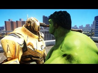 HULK VS IRON MAN (Hammer Drones)